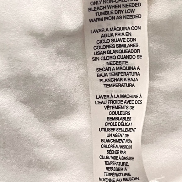 🤑Buy 3 for $15 🎈White House black market Sz M Lace  cream dressy top blouse - Picture 10 of 16